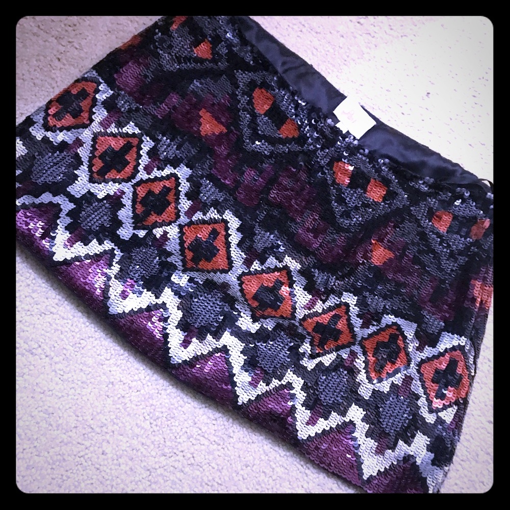 Parker sequin skirt